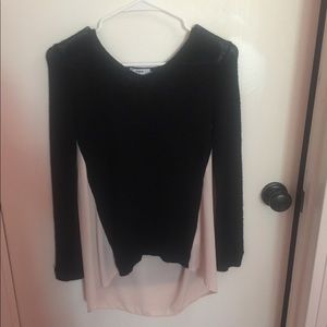 Long sleeve with “silk” sides